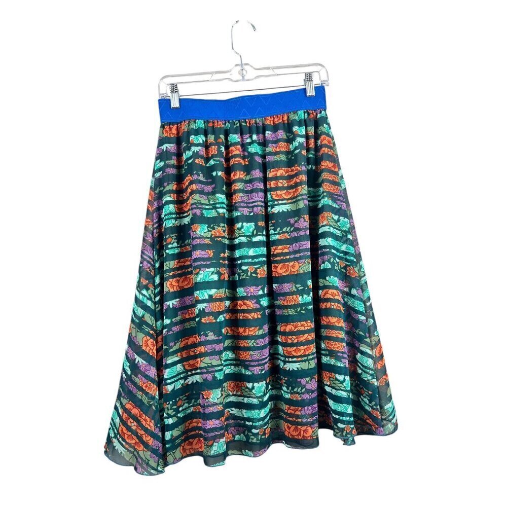 LuLaRoe Women's Floral Medium Length Skirt